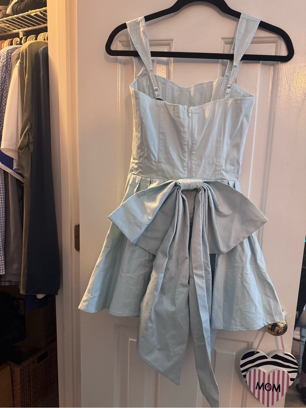 TFNC London Womens Petite Rosie Corset Mini Dress w Bow Size 4P NEW - Picture 4 of 5